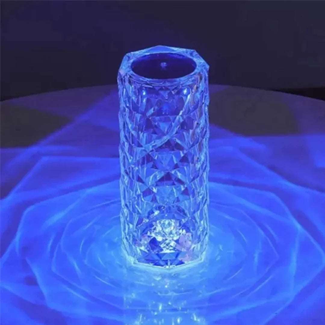 RGB Crystal Diamond Lamp - Rose Lamp 16 Colors