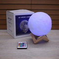 16 Colours 3D Moon Night Lamp - Jake Cart