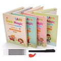 Combo OF Multi-color LCD Writing Tablet and the Sank Magic Copybook Set - Jake Cart