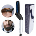 Men Quick Beard Straightener Multifunctional Electric Ionic Beard Straightening Hair Style Hot Comb - Jake Cart