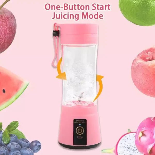 Portable Juicer Blender - USB Rechargeable 380 ML Mini Blender - Jake Cart