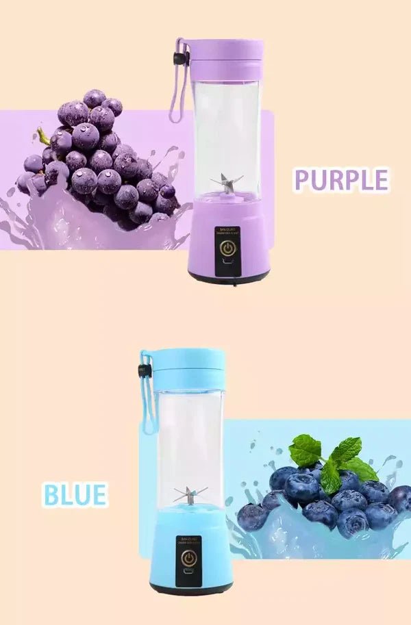 Portable Juicer Blender - USB Rechargeable 380 ML Mini Blender - Jake Cart