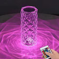 RGB Crystal Diamond Lamp - Rose Lamp 16 Colors - Jake Cart